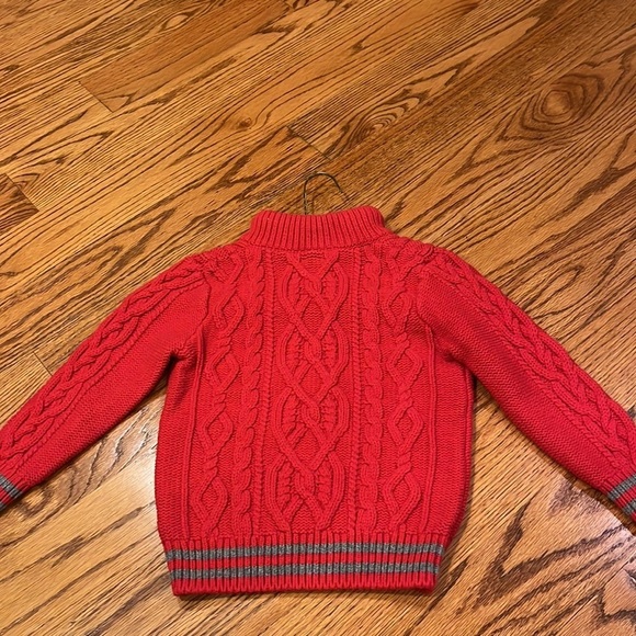 Baby Gap Boy’s Red Sweater With Stripes Size 4T - Picture 5 of 5